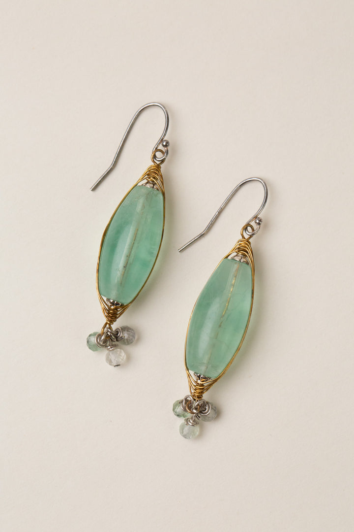 Aspire Fluorite Statement Earrings