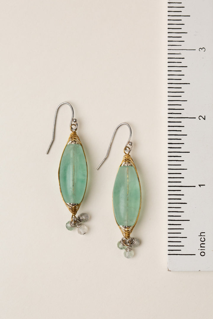 Aspire Fluorite Statement Earrings