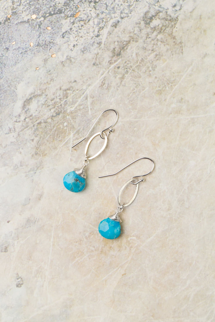 Birthstone December Turquoise Earrings