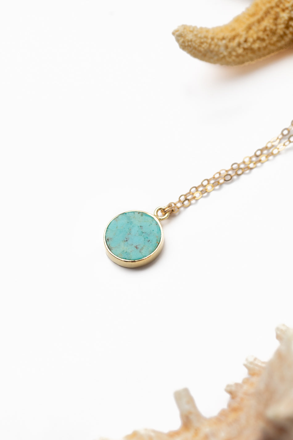 Cabo 15-17" Turquoise Simple Necklace