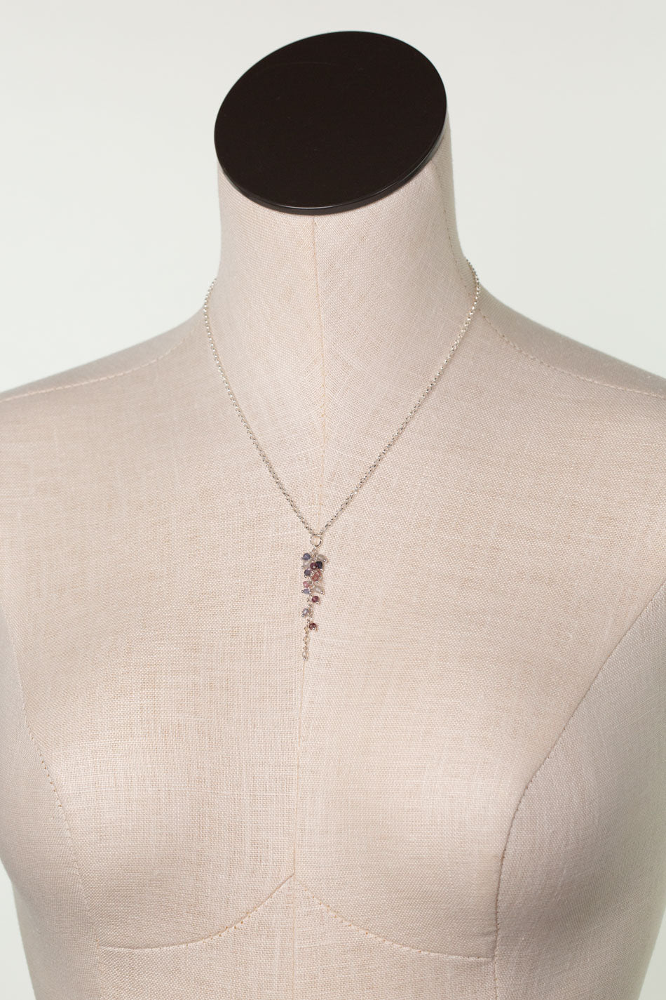 Celestial 16-18" Spinel Cluster Necklace