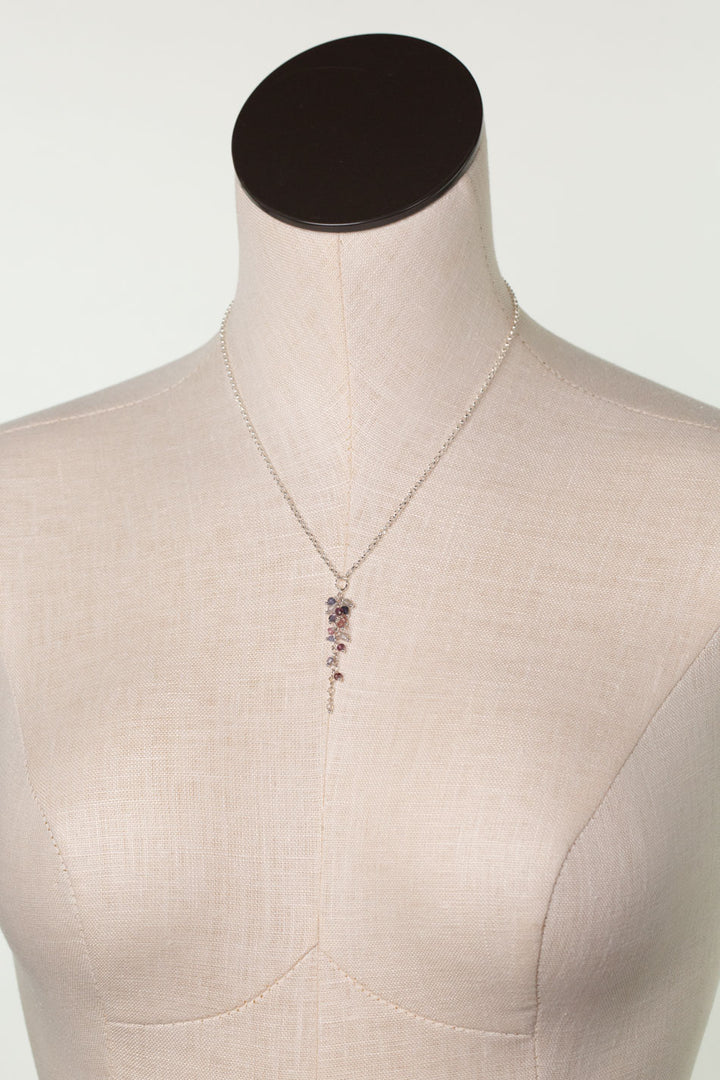 Celestial 16-18" Spinel Cluster Necklace