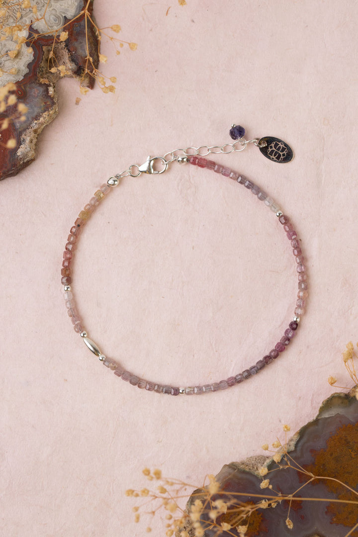 Celestial 7.5-8.5" Spinel Simple Bracelet