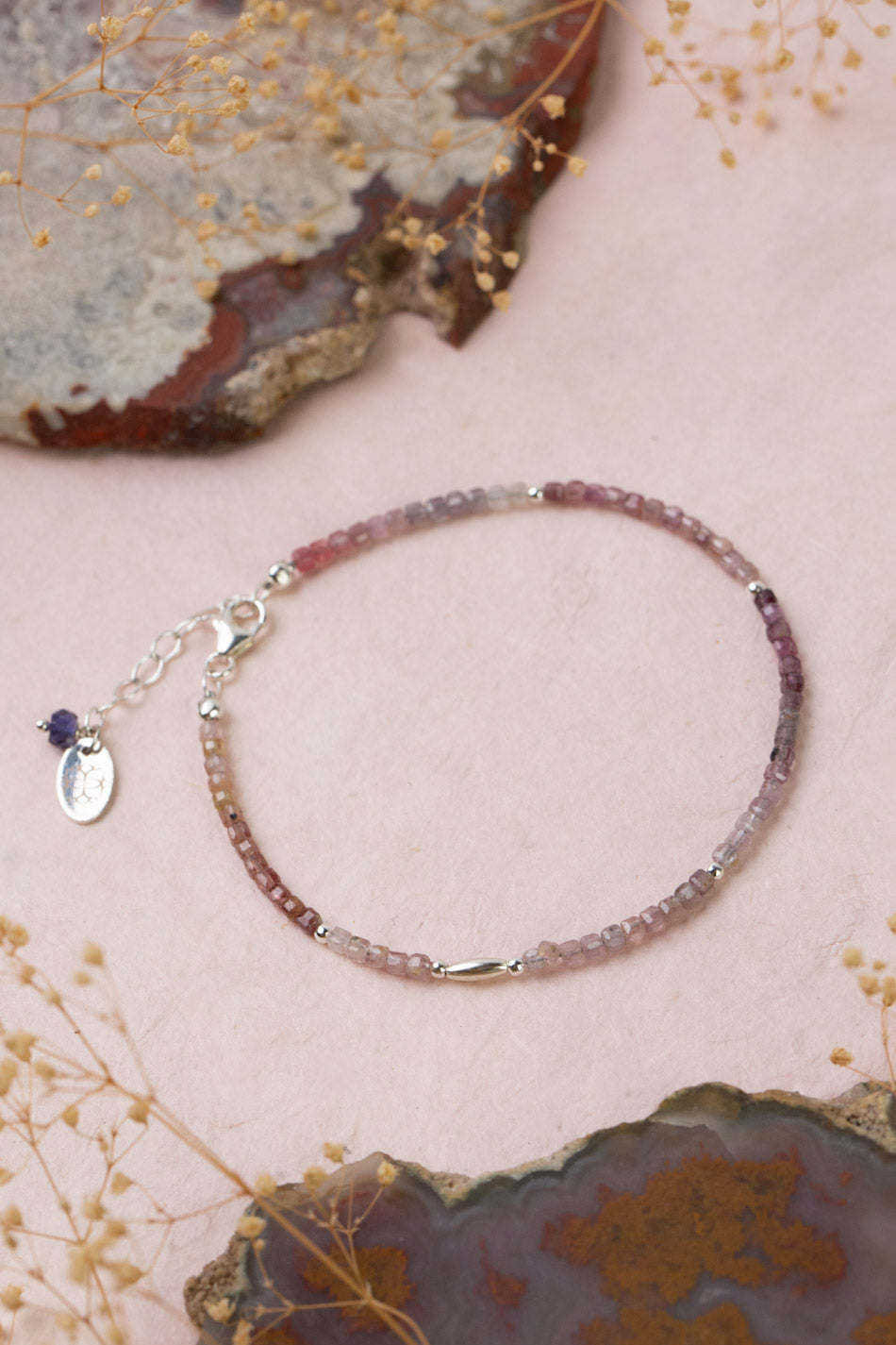 Celestial 7.5-8.5" Spinel Simple Bracelet