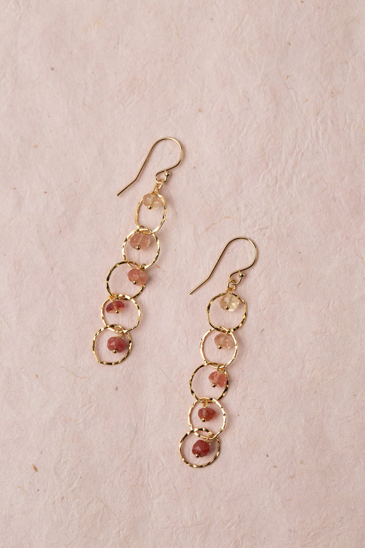 Divinity Faceted Andesine Dangle Earrings