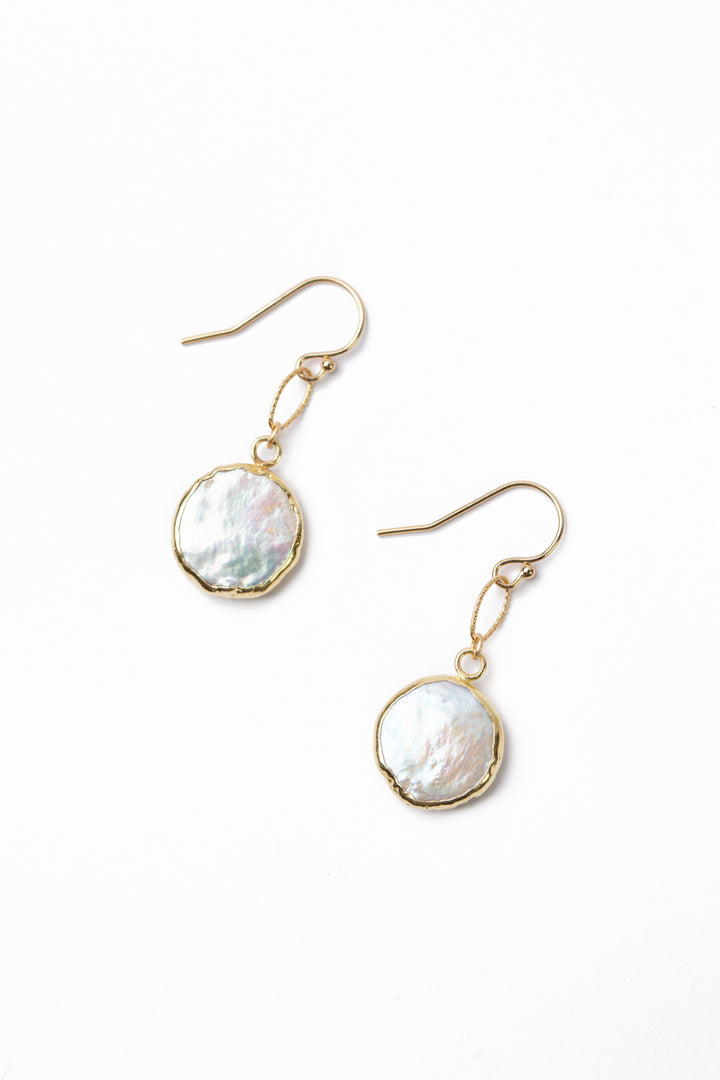 Dreams & Flowers Pearl Simple Earrings