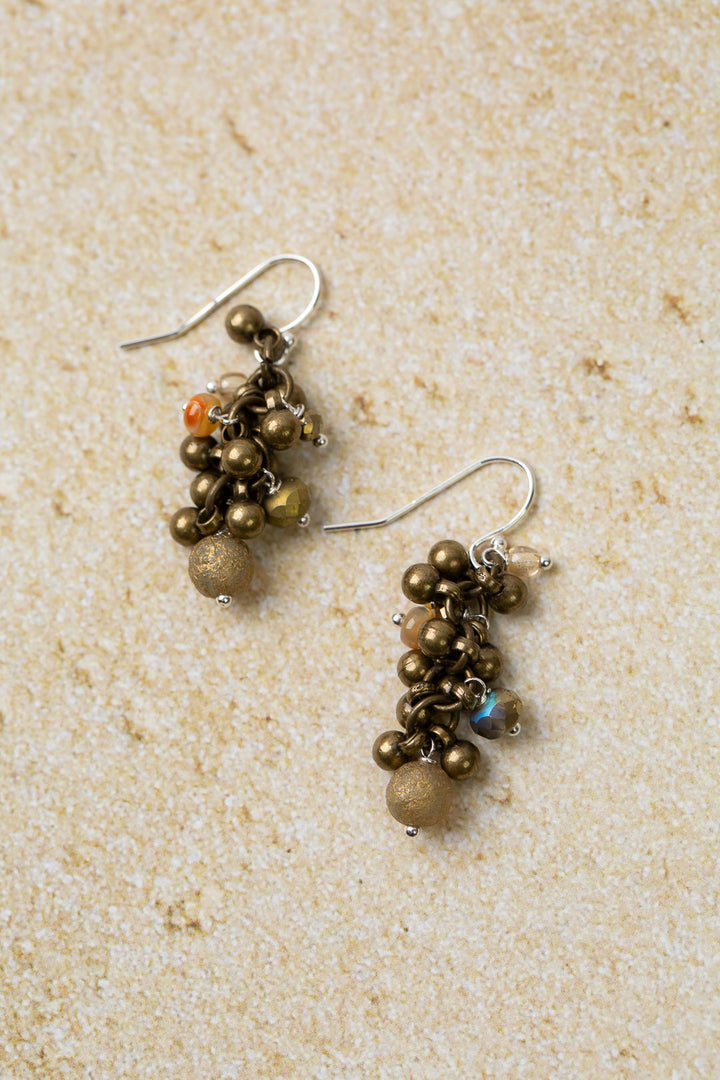 Dunes Czech Glass Dangle Earrings