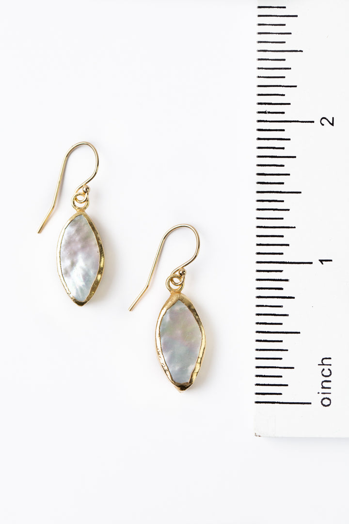 Seaside Freshwater Pearl Simple Earrings