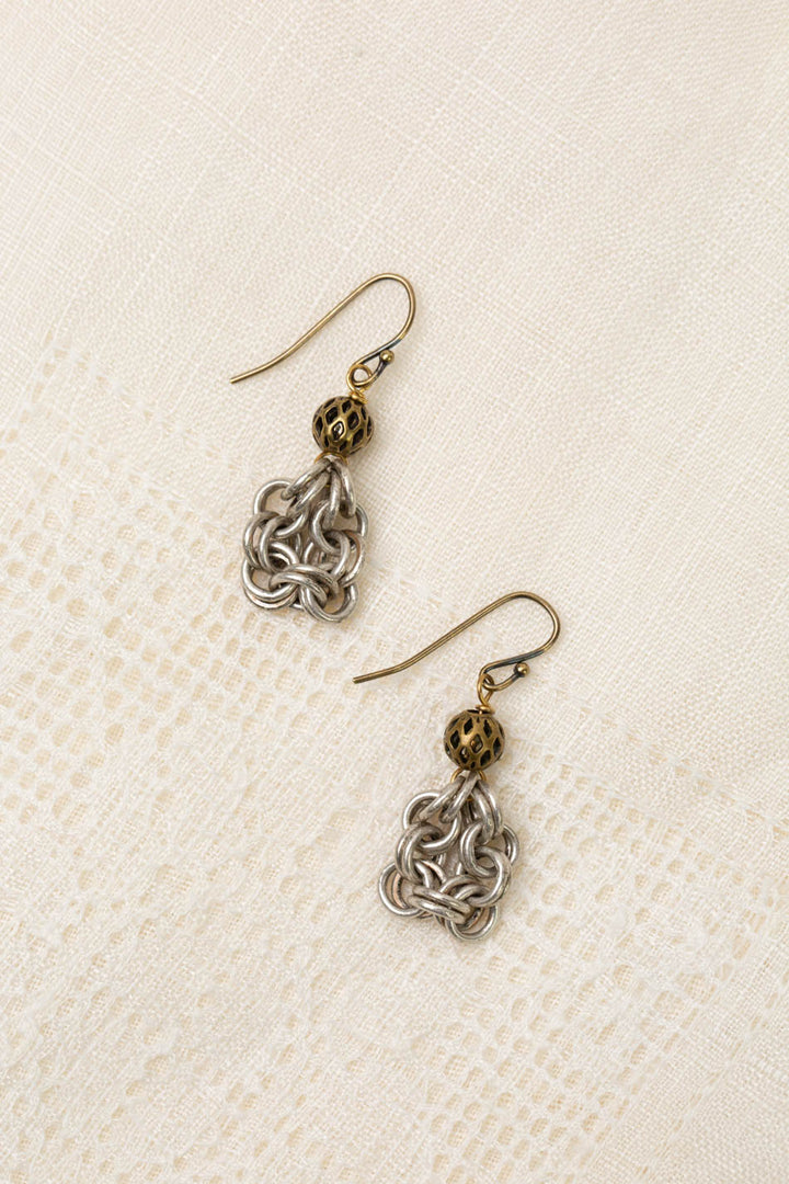 Guidance Mixed Metal Simple Earrings