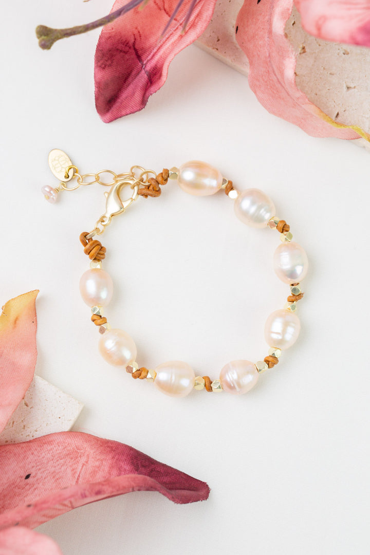 Joy 7.5-8.5" Freshwater Pearl Statement Bracelet