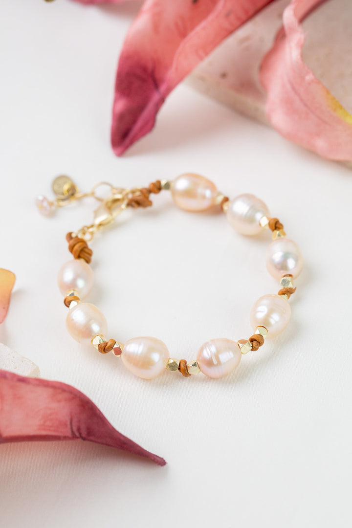 Joy 7.5-8.5" Freshwater Pearl Statement Bracelet