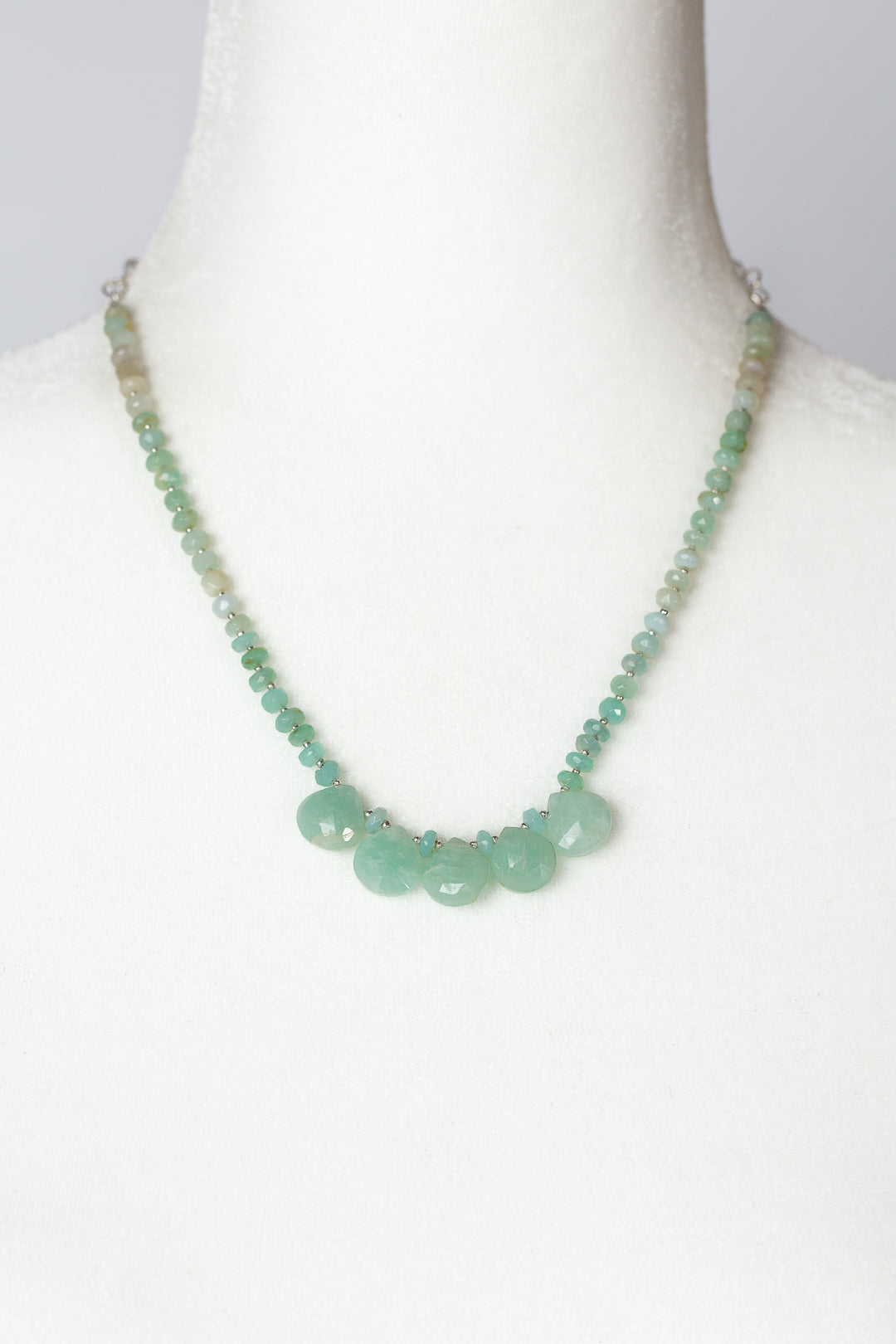 Limited Edition 18.25-20.25" Peruvian Opal Simple Necklace