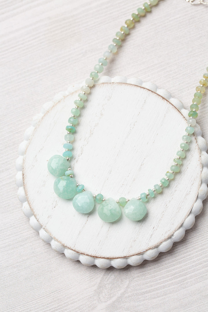 Limited Edition 18.25-20.25" Peruvian Opal Simple Necklace