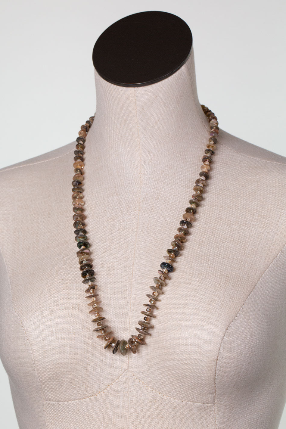 Mystic 26-28" Abalone Statement Necklace
