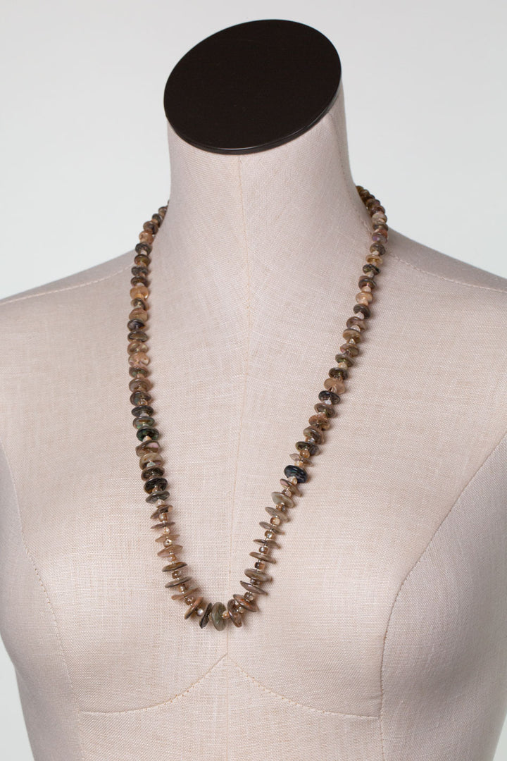Mystic 26-28" Abalone Statement Necklace