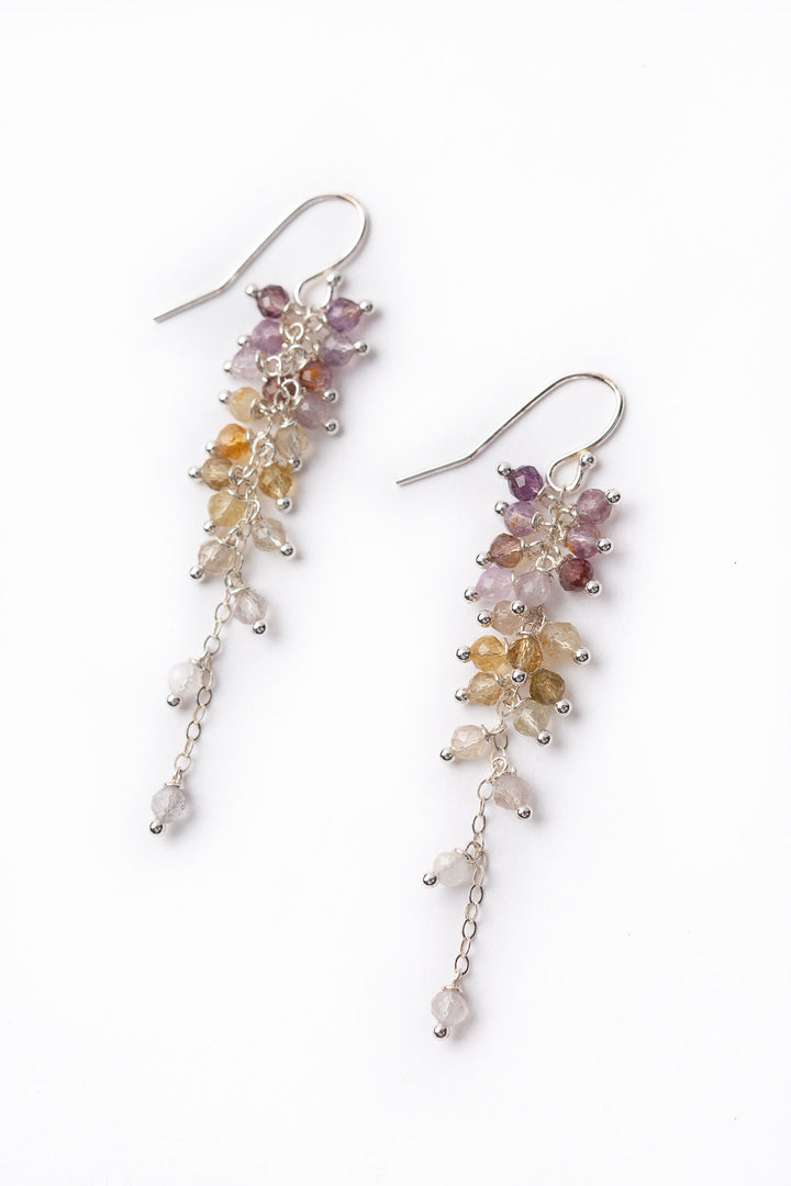 One Of A Kind Gemstone Dangle Earrings