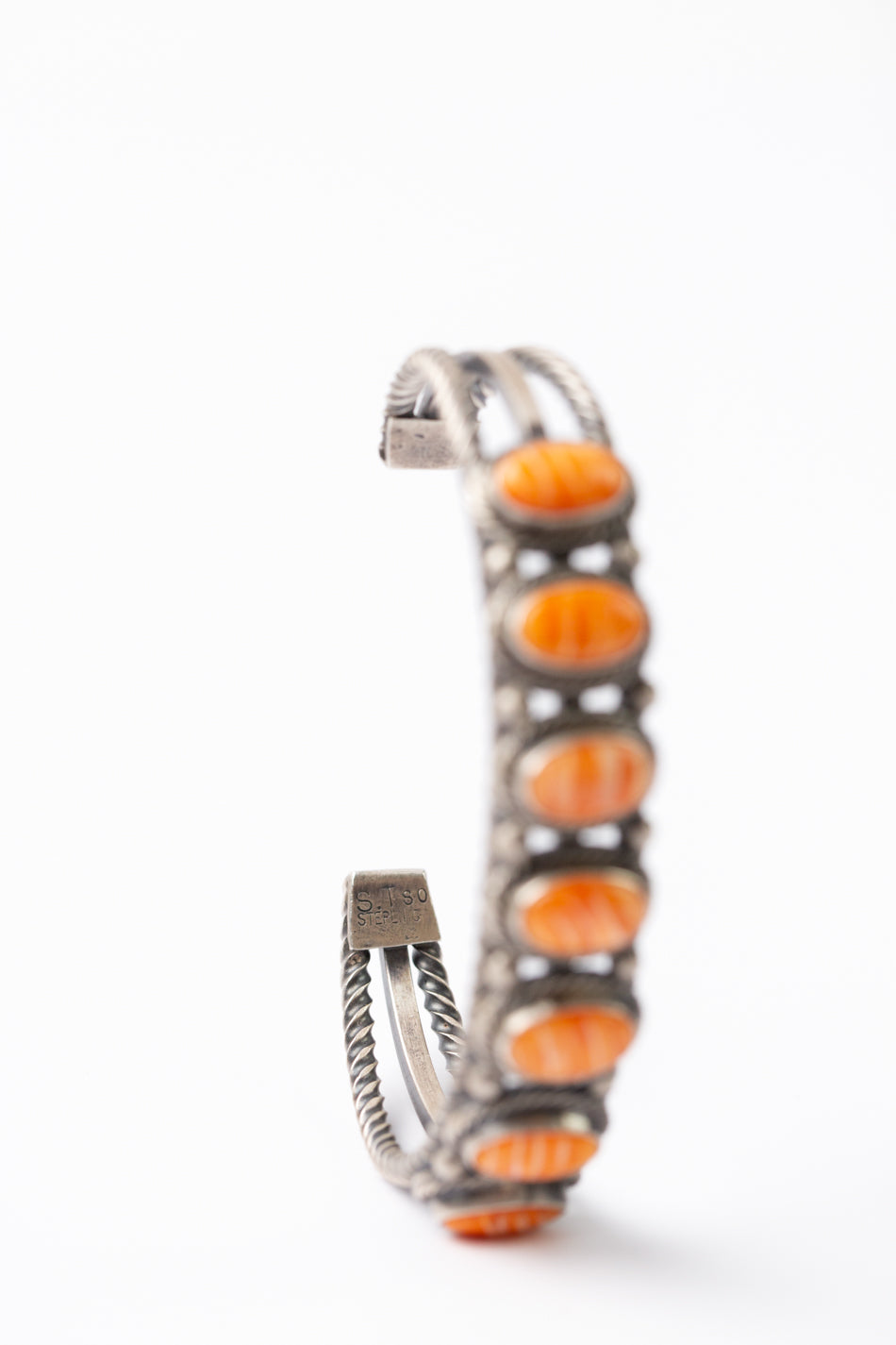 Sheila Tso 6" Spiny Oyster Statement Bracelet