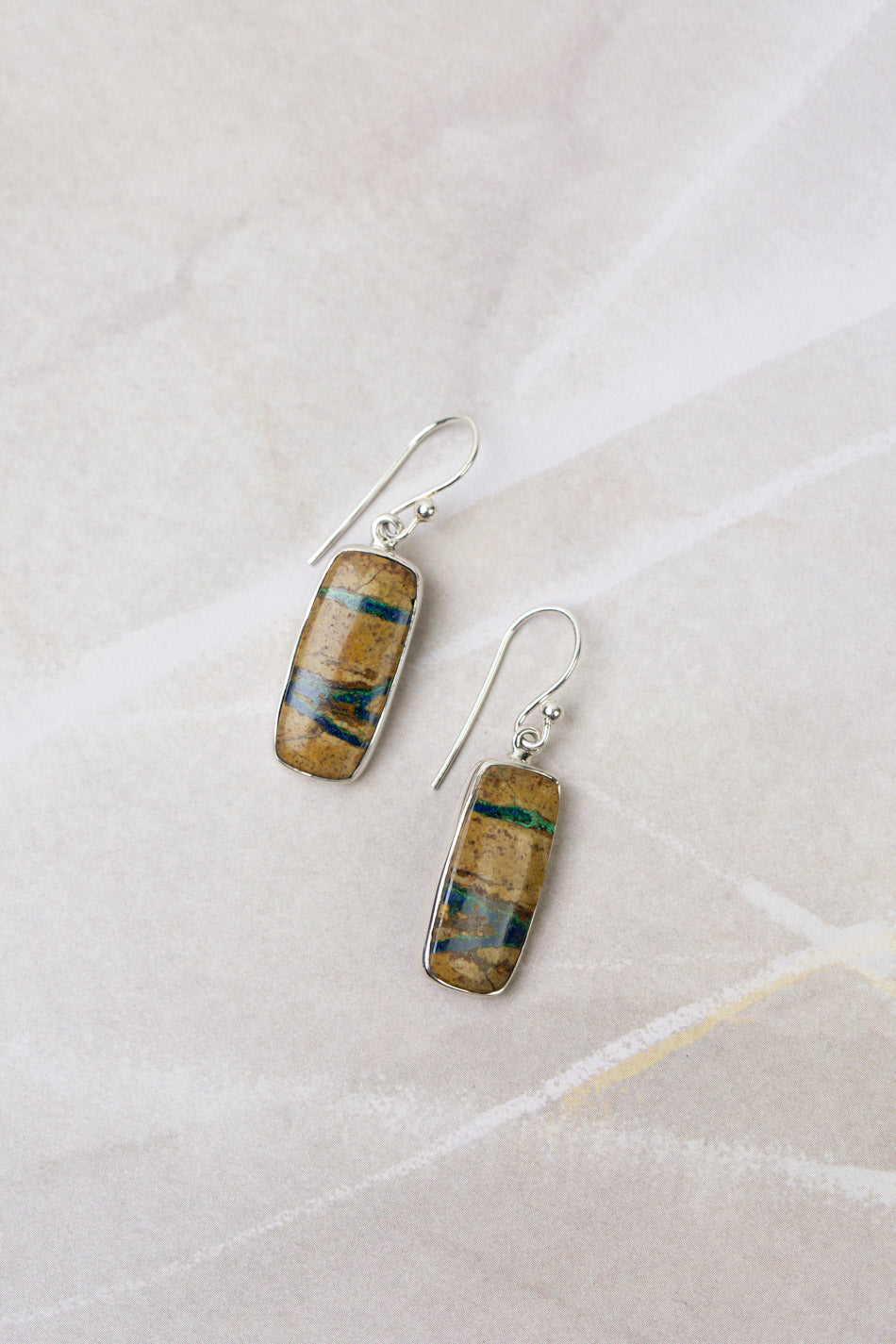 One Of A Kind Pietersite Statement Earrings