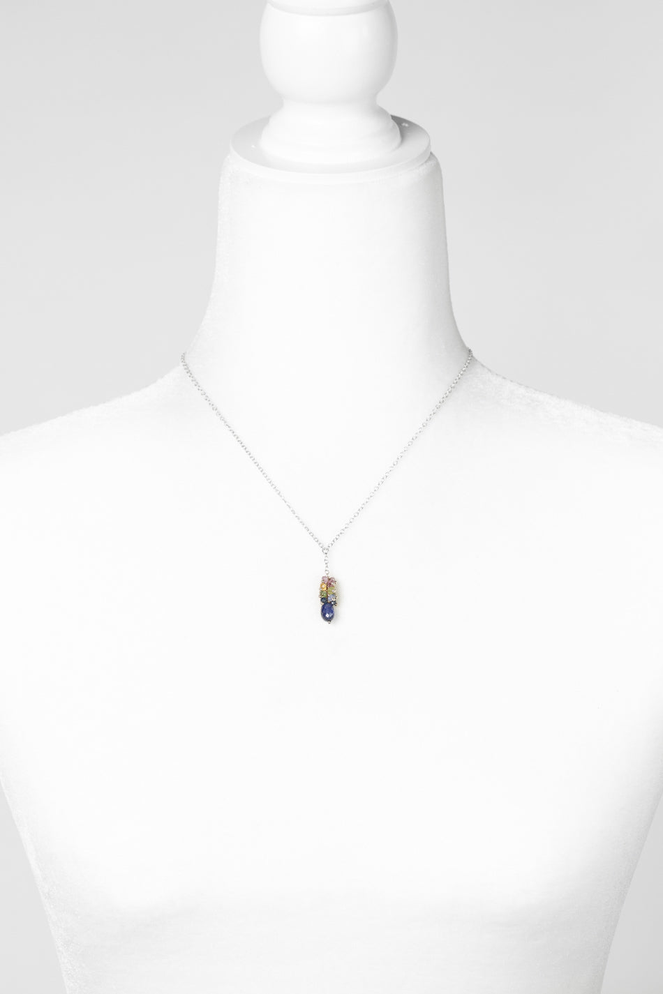 One Of A Kind 16-18" Sapphire Simple Necklace