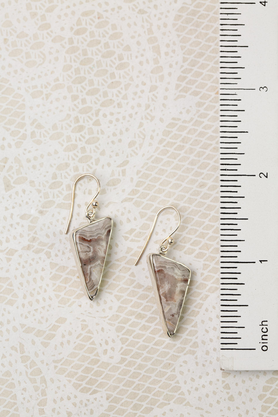 One Of A Kind Crazy Lace Agate Statement Earrings