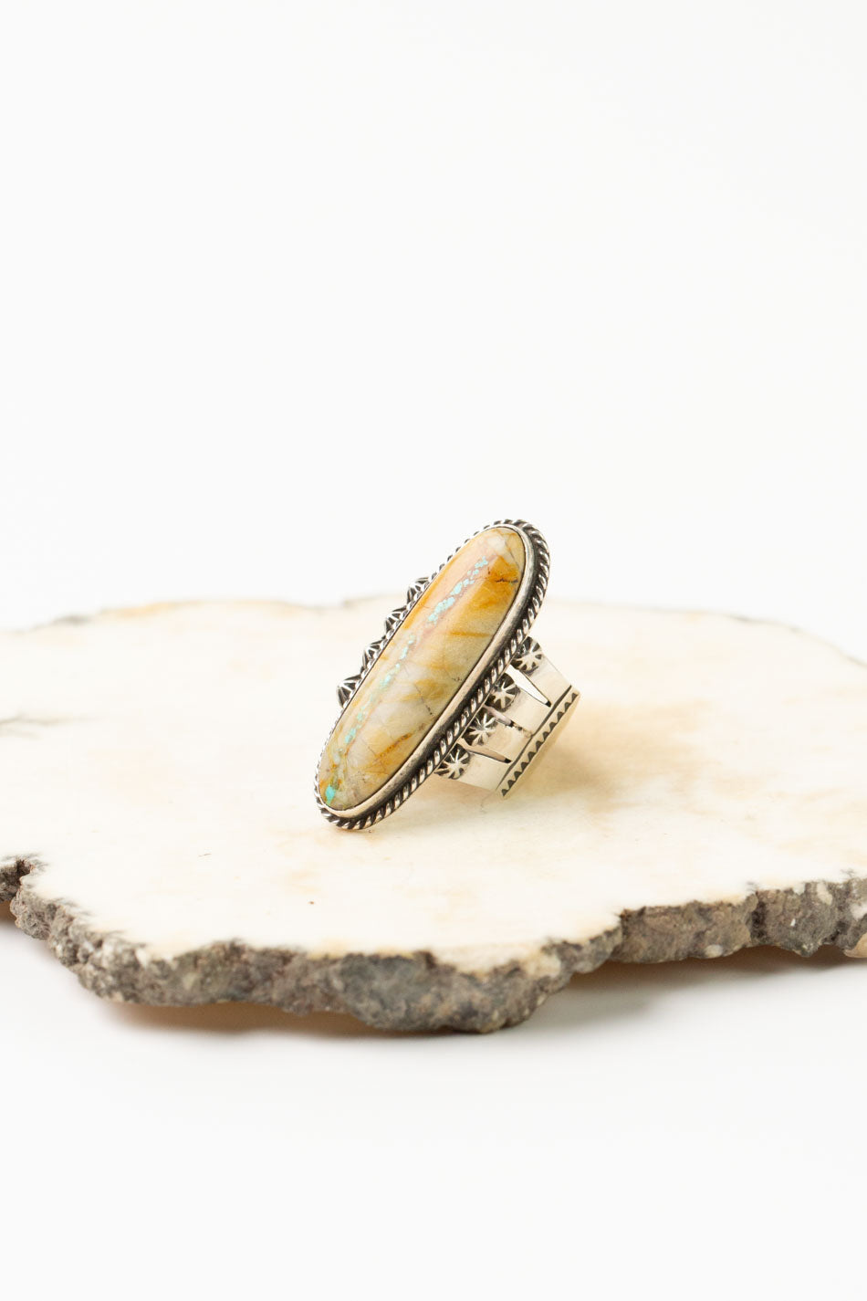 A. Cadman Boulder Turquoise Ring