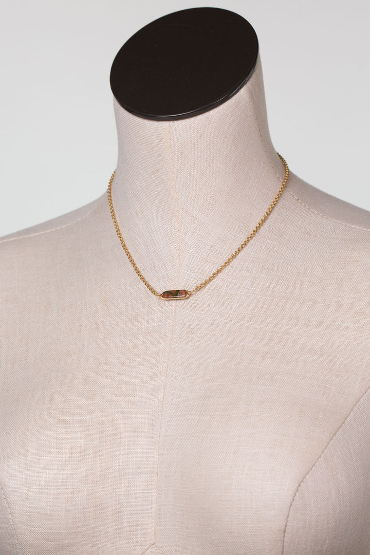 Dominion Unakite Simple Necklace