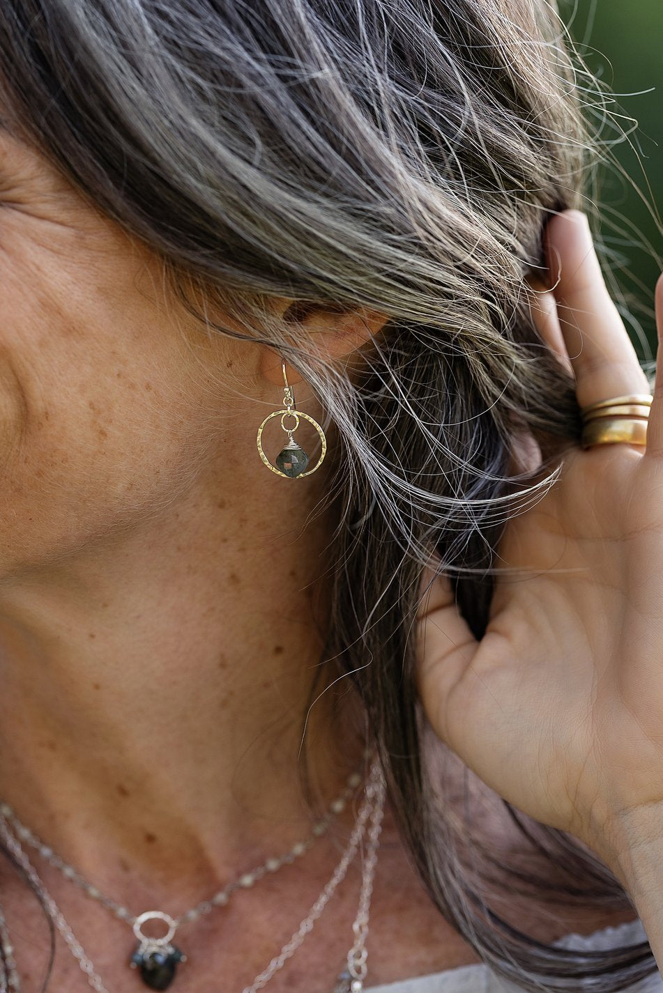 Resilience Labradorite Statement Earrings