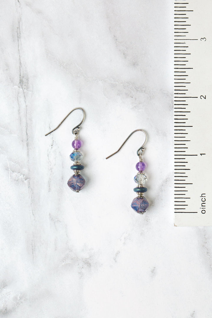 Reflections Crystal, Czech Glass Simple Earrings