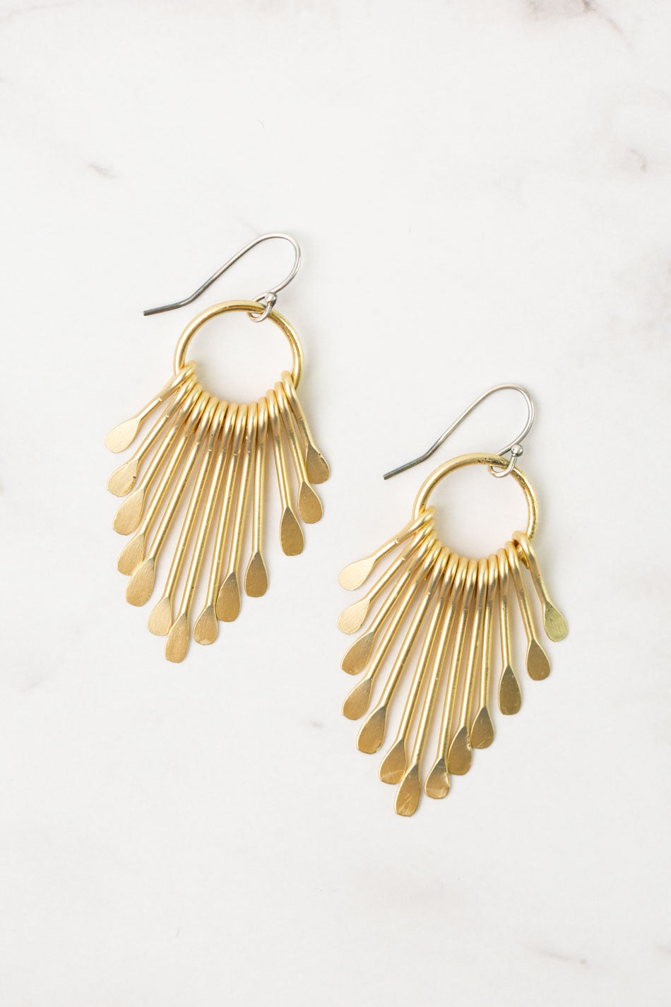 Silver & Gold Statement Earrings