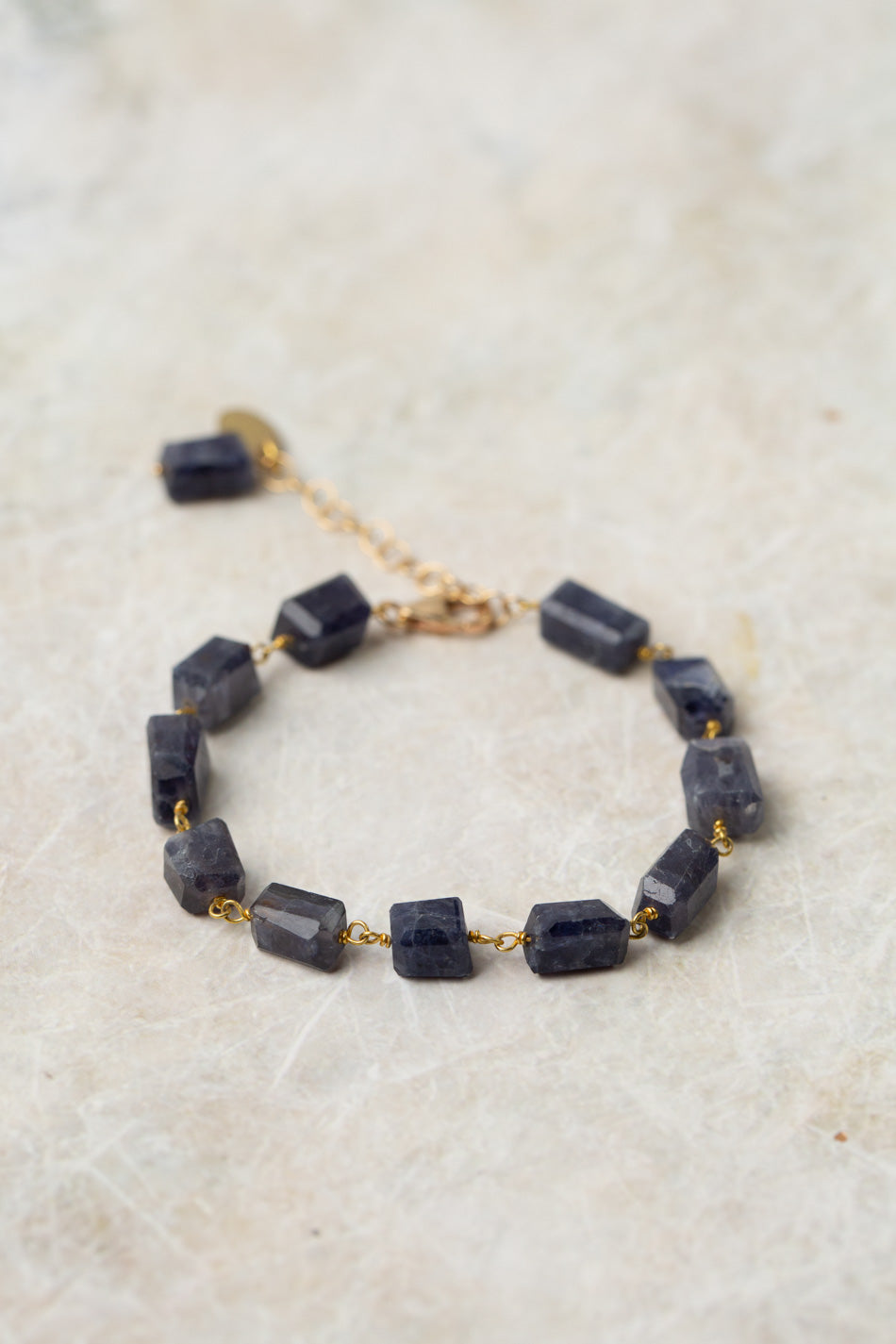 True Colors 6.75-8.25" Iolite Simple Bracelet