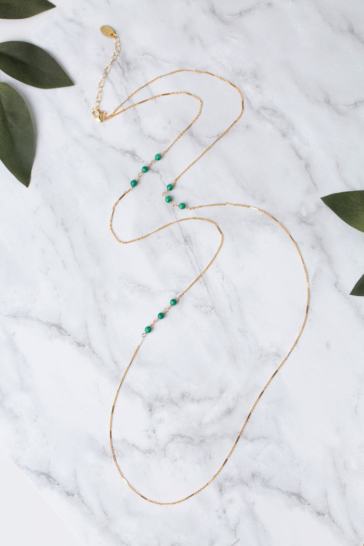 Verdant 36-38" Malachite Simple Necklace