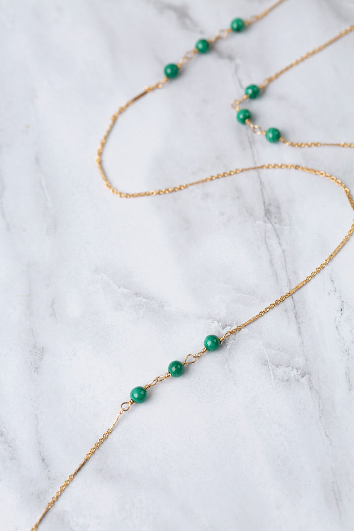 Verdant 36-38" Malachite Simple Necklace