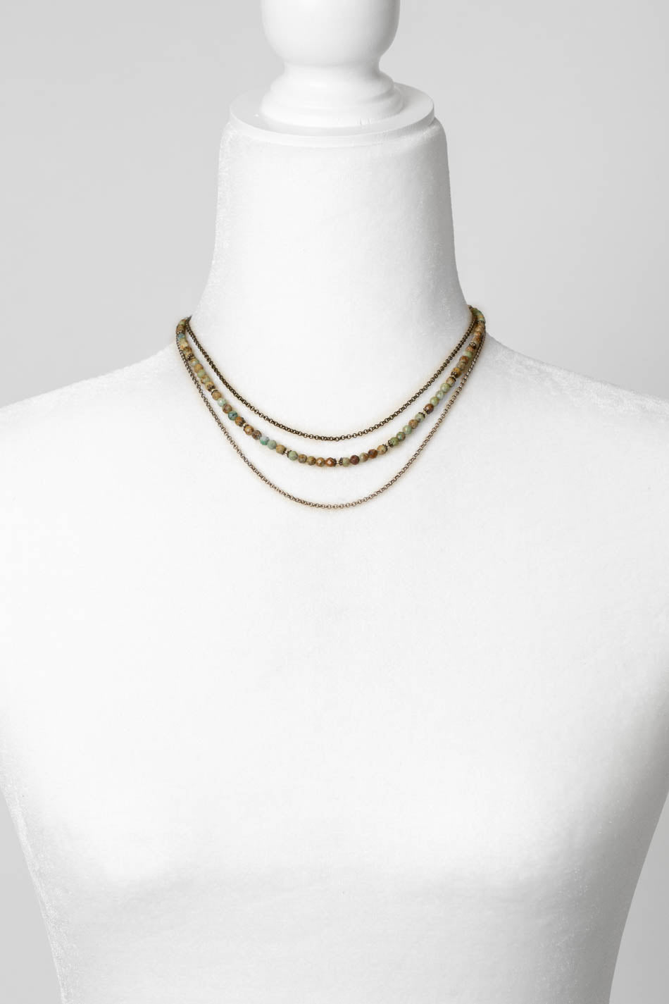 Wisdom Within 16 or 32" Jasper Multistrand Necklace