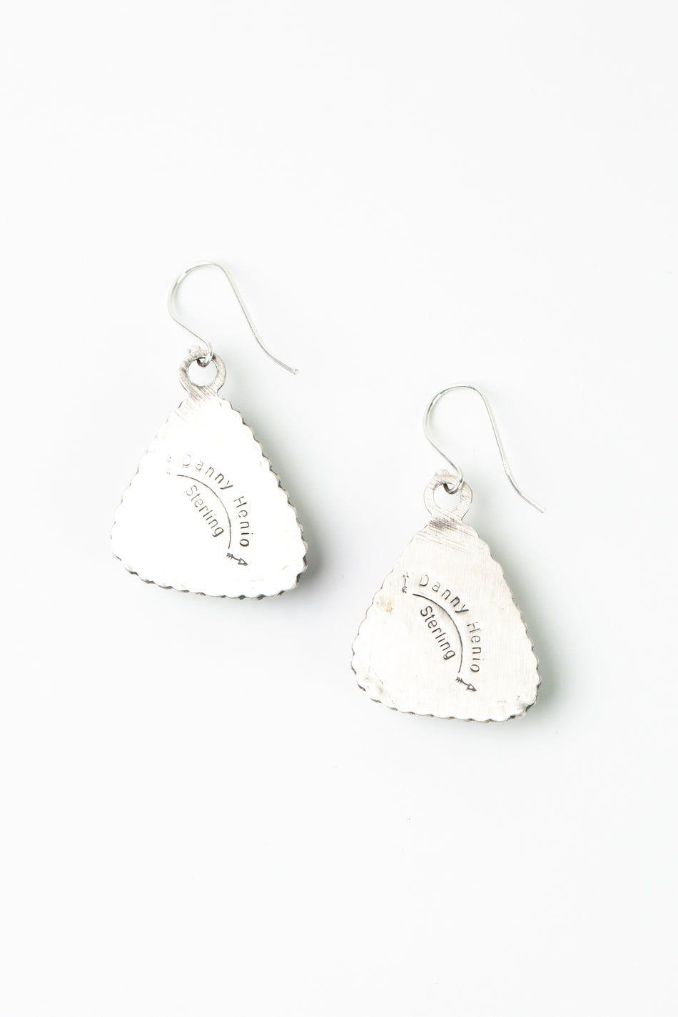 Danny Henio Boulder Turquoise Statement Earrings