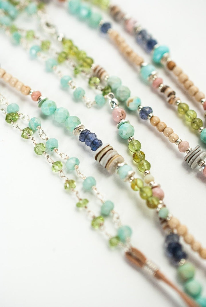 Fresh Air 50-52" Long Gemstone CollageLayer Necklace