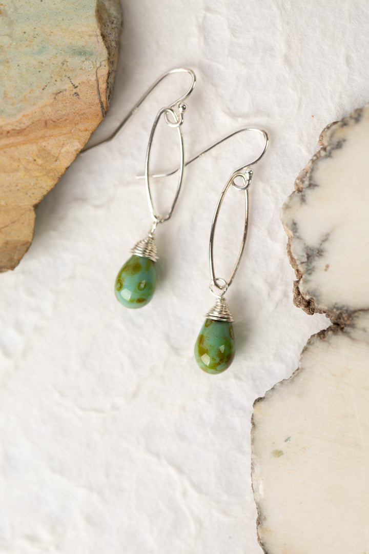 *Gentle Breeze Czech Glass Dangle Earrings (limited)