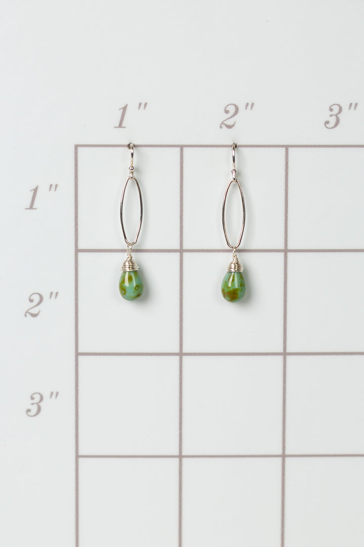 *Gentle Breeze Czech Glass Dangle Earrings (limited)